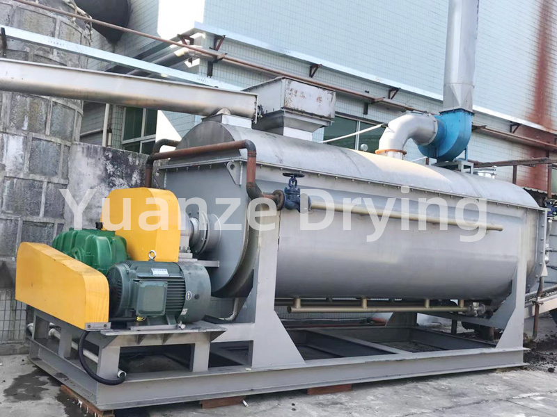  Aluminum hydroxide dedicated dual axis paddle dryer 